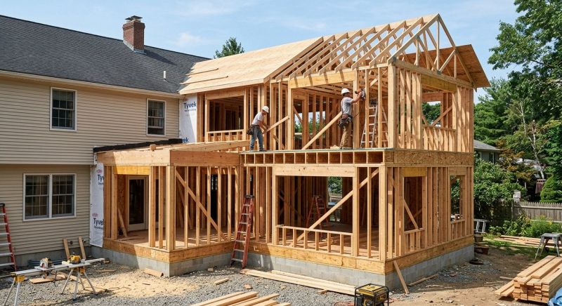 Building Addition Framing in Wilmington, NC