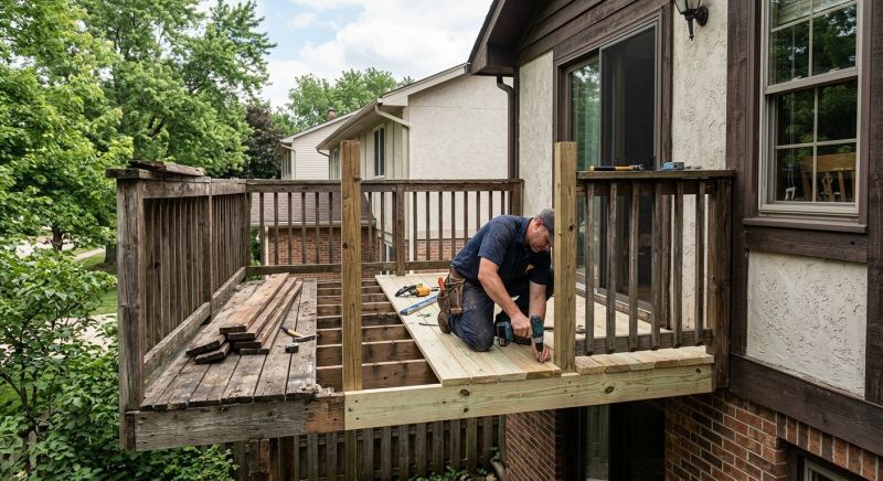 Deck Column Repair in Redmond, WA