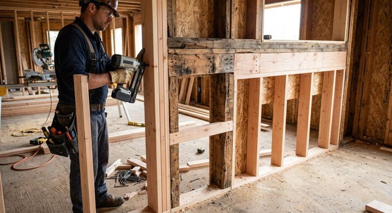 Framing Repair in Wilmington, NC