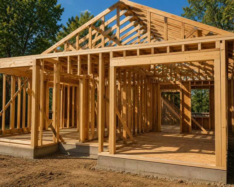 House Framing in Kansas City, KS