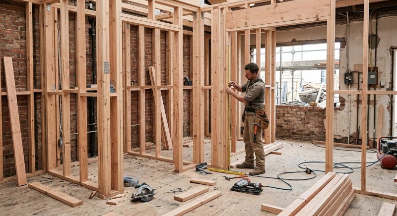 Pole Barn Framing in Conroe, TX