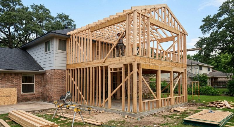 Porch Framing in Kansas City, KS