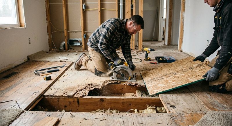 Squeaky Wood Floor Repair in Conroe, TX