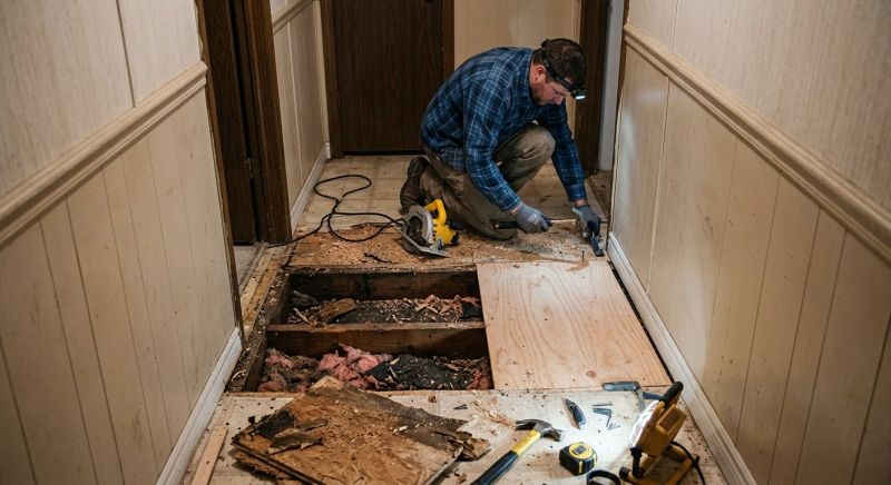 Subfloor Repair in Kansas City, KS